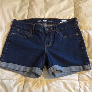 Old Navy Blue Jean Shorts with Rolled Hems